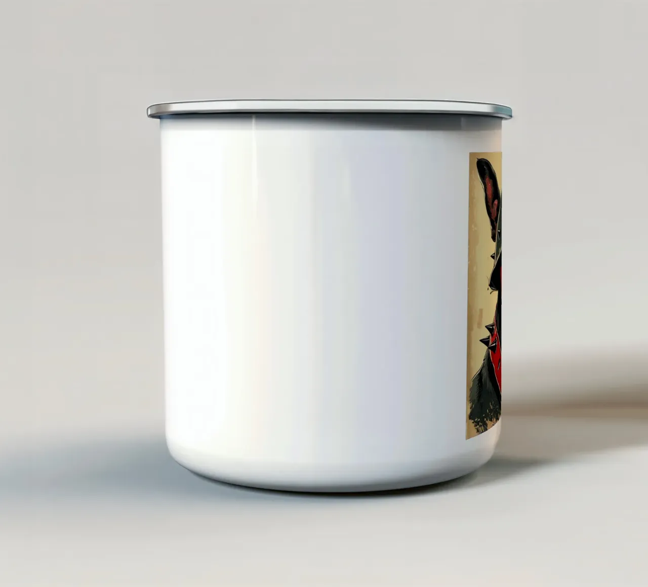 Bluthund Emaille Tasse von CASTILO