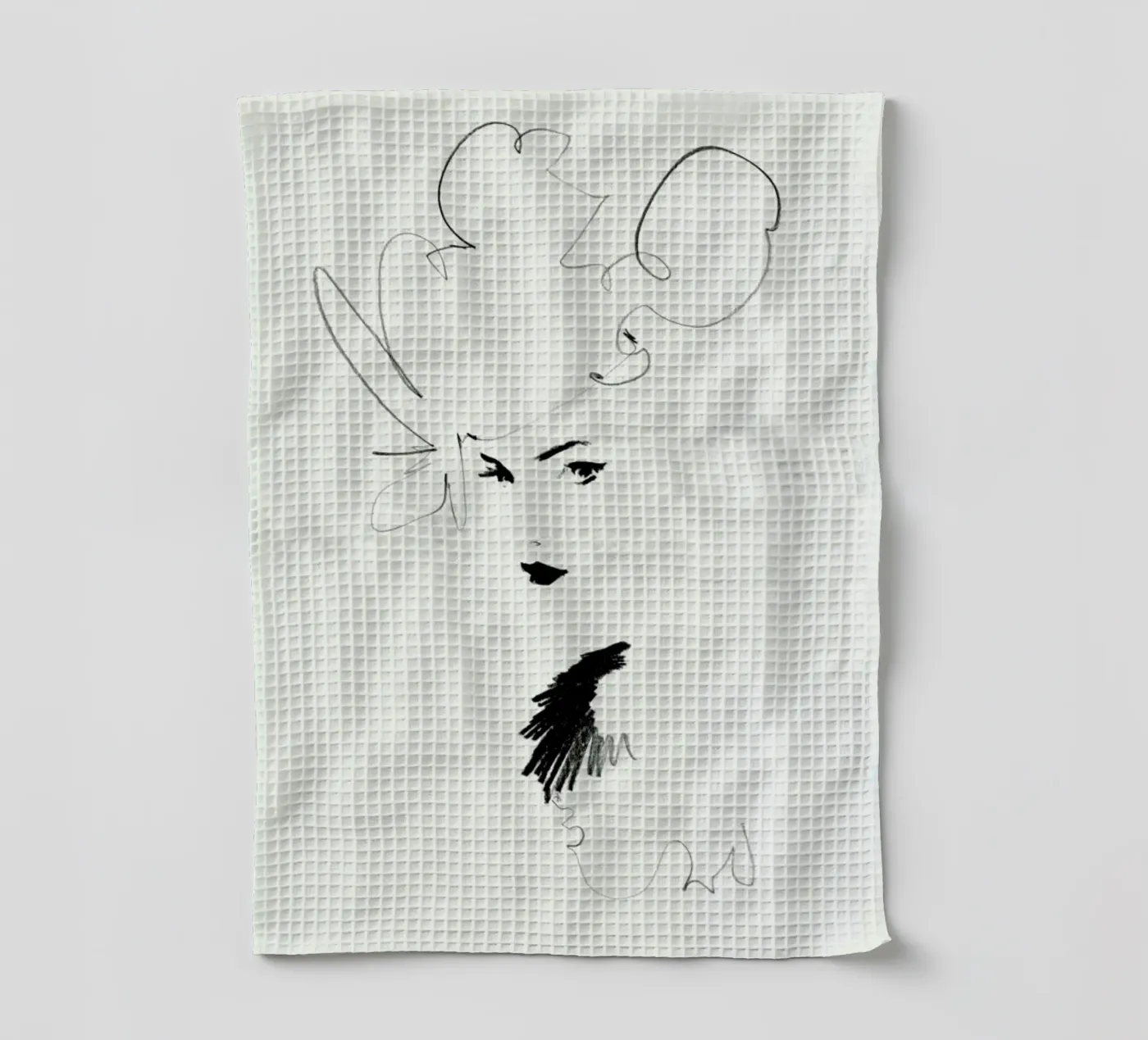 Sima Geschirrtuch von Ekaterina Koroleva