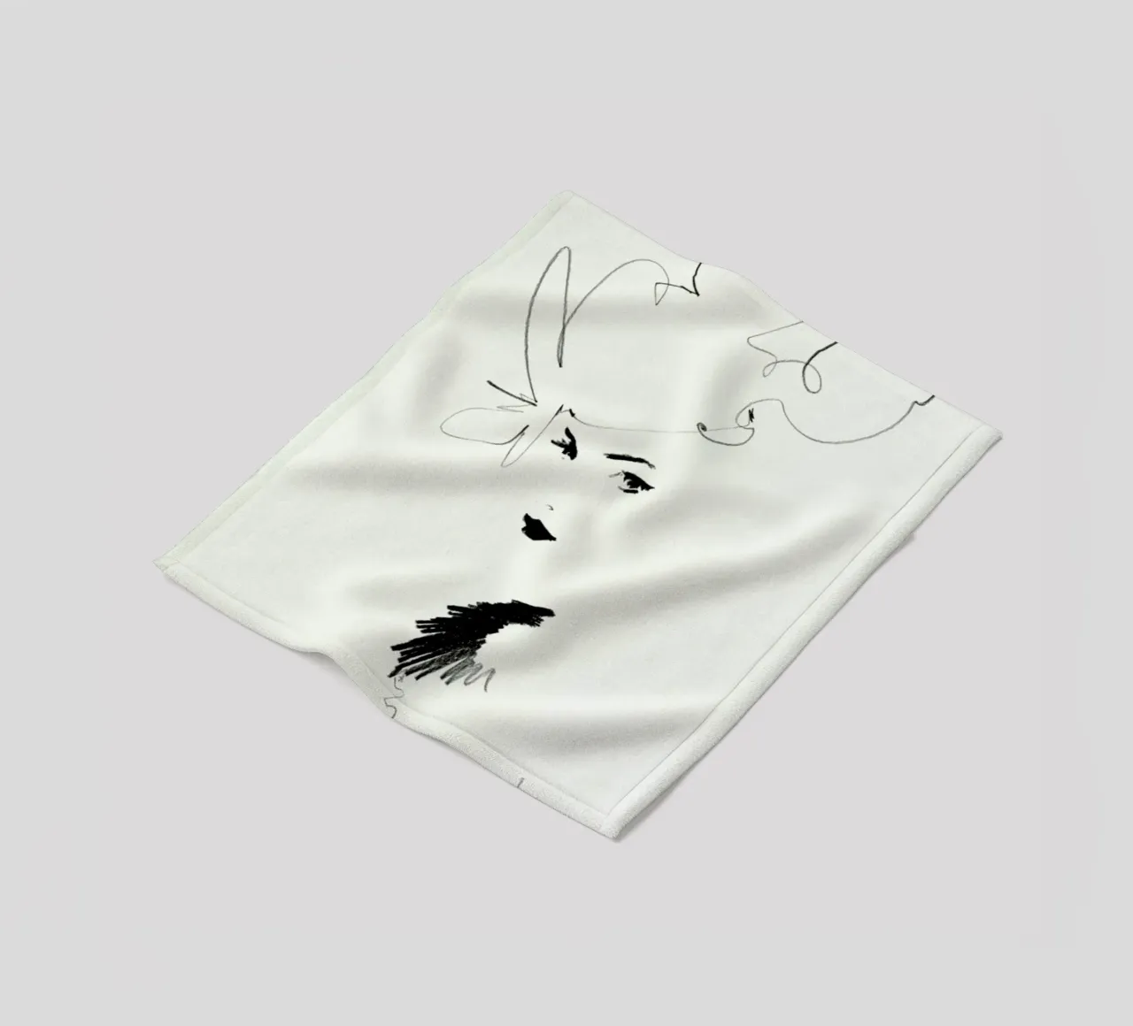 Sima Fleecedecke von Ekaterina Koroleva