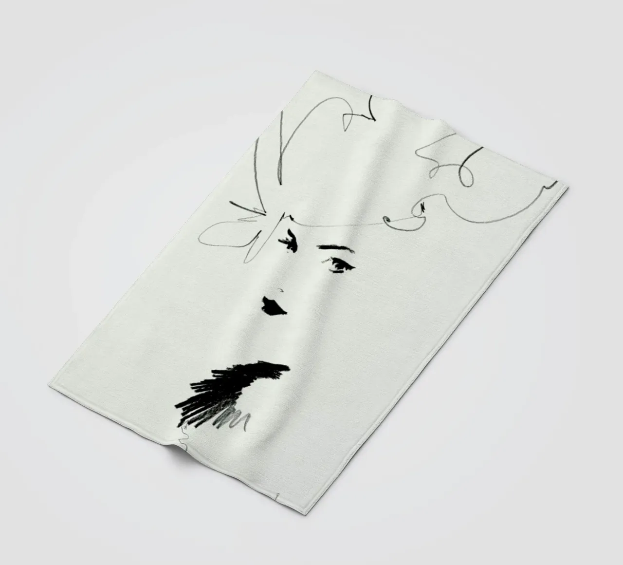 Sima Fleecedecke von Ekaterina Koroleva