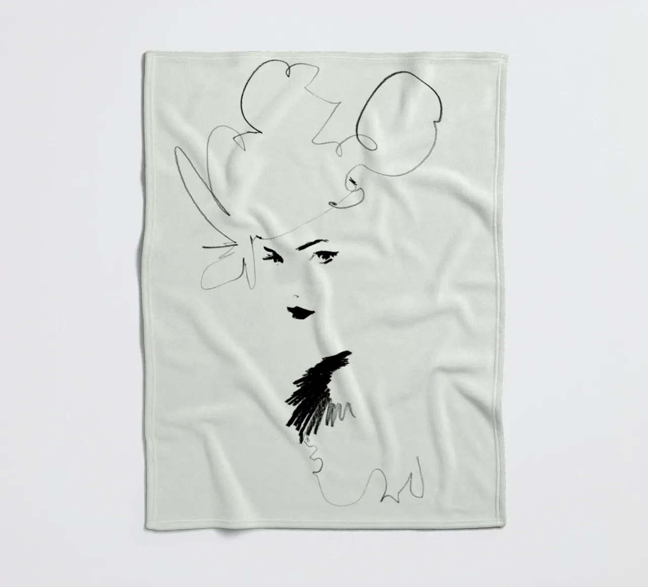 Sima Fleecedecke von Ekaterina Koroleva