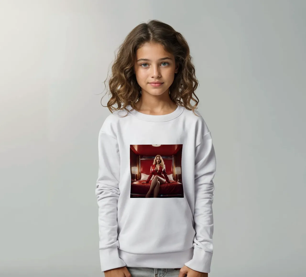 Biondo rosso felpa bambino da CASTILO