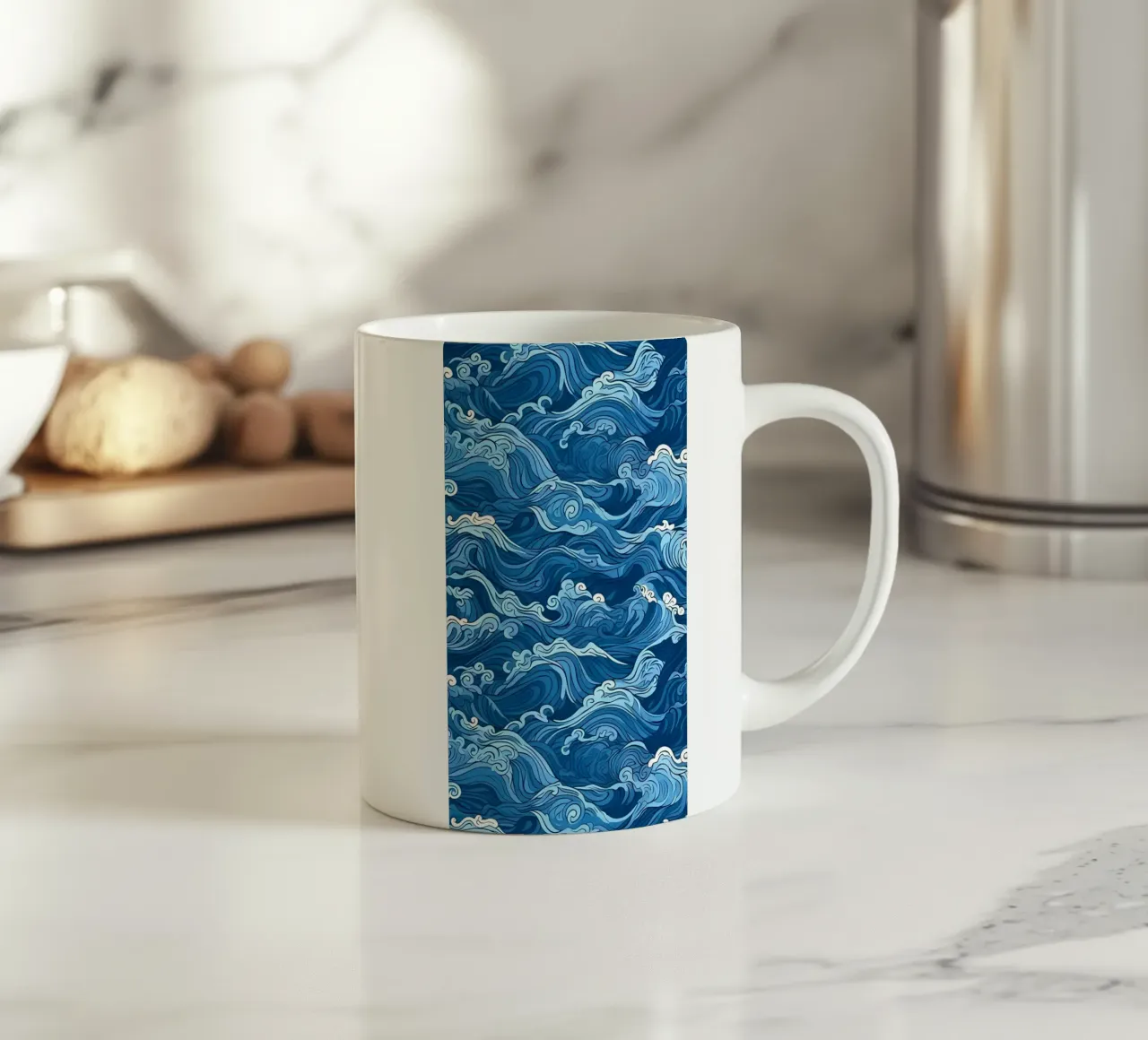 Minimalist Art Poster 461 Keramik Tasse von ahmiaLodri
