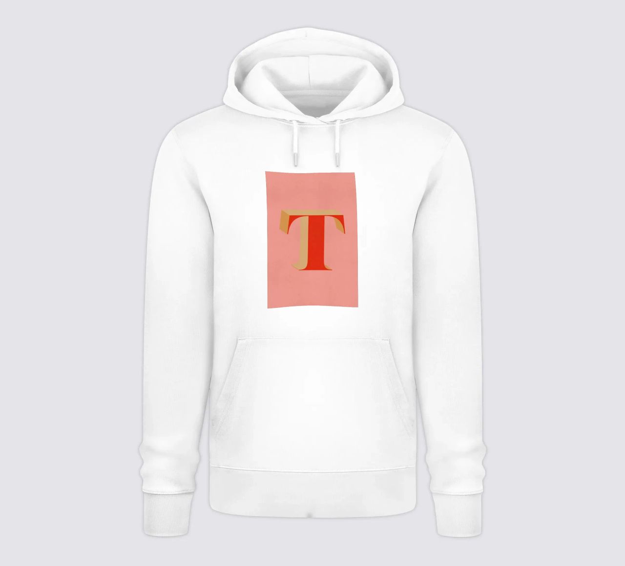 Red T felpa con cappuccio da daylight design studio