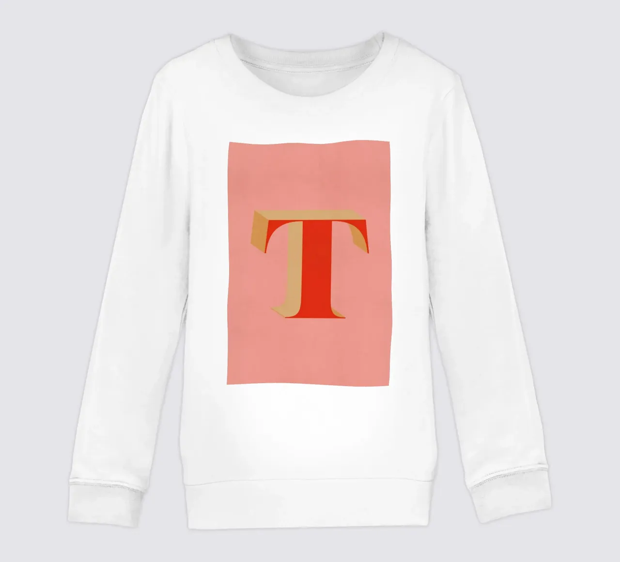 Red T felpa bambino da daylight design studio