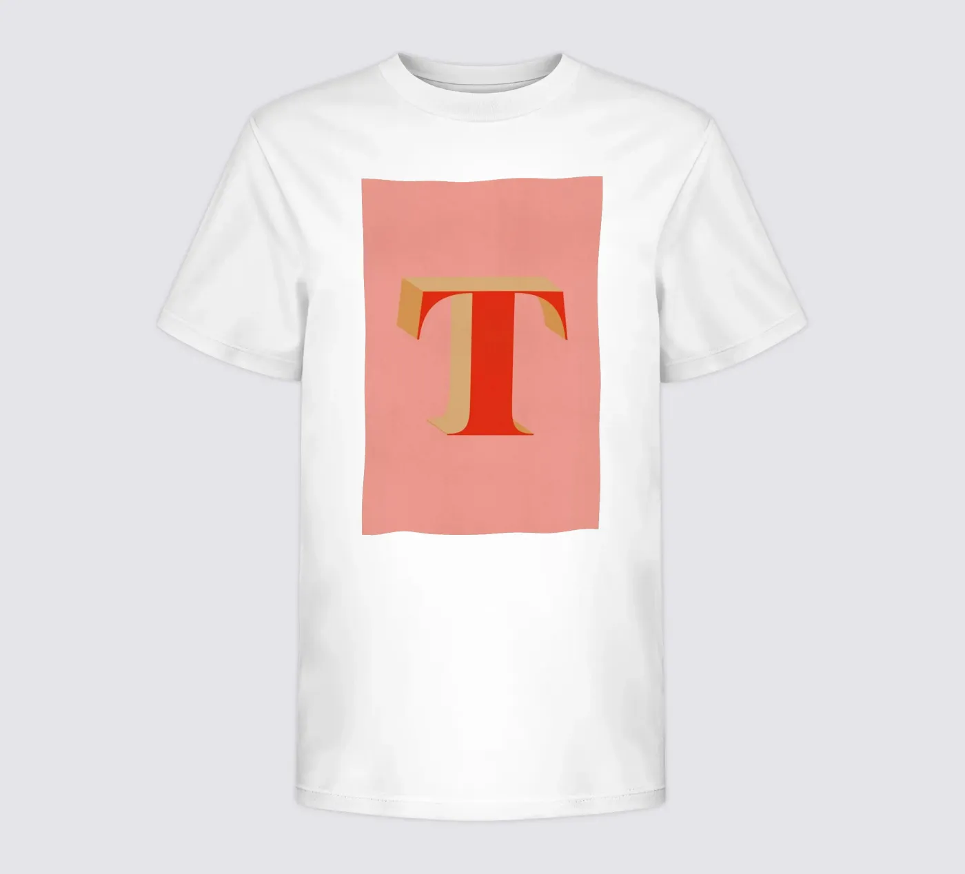 Red T t-shirt bambini da daylight design studio