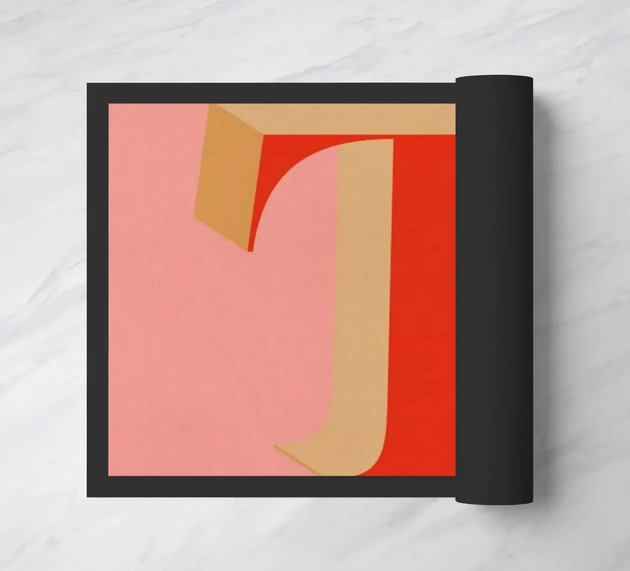 Red T deurmat van daylight design studio