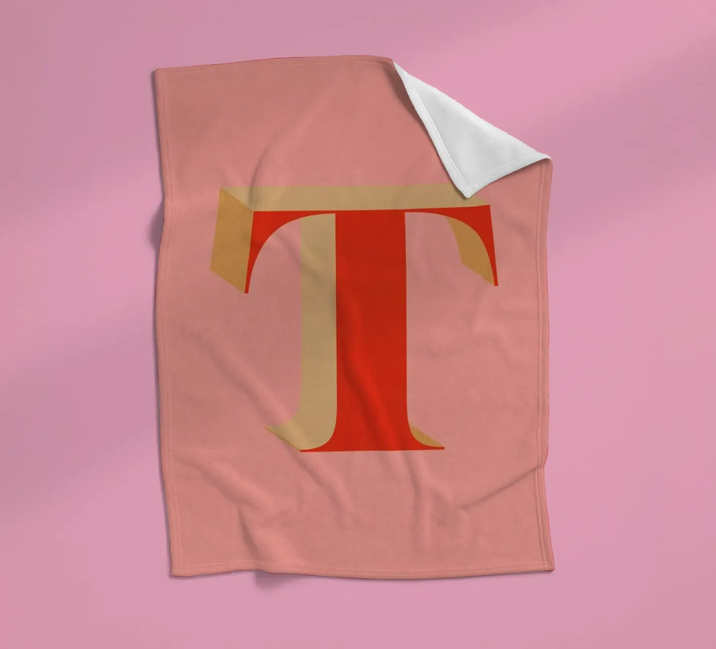 Red T Fleecedecke von daylight design studio