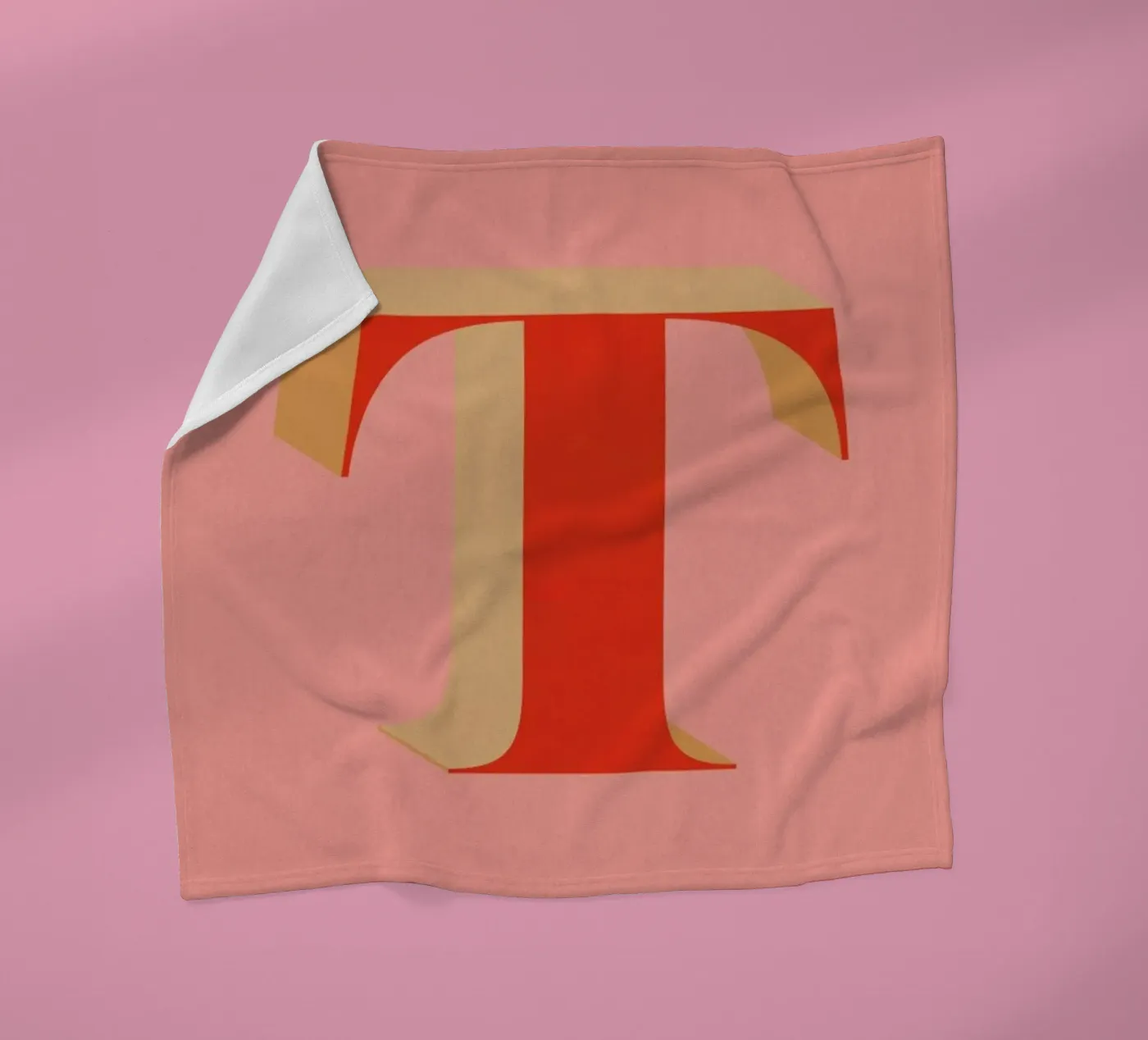 Red T Fleecedecke von daylight design studio