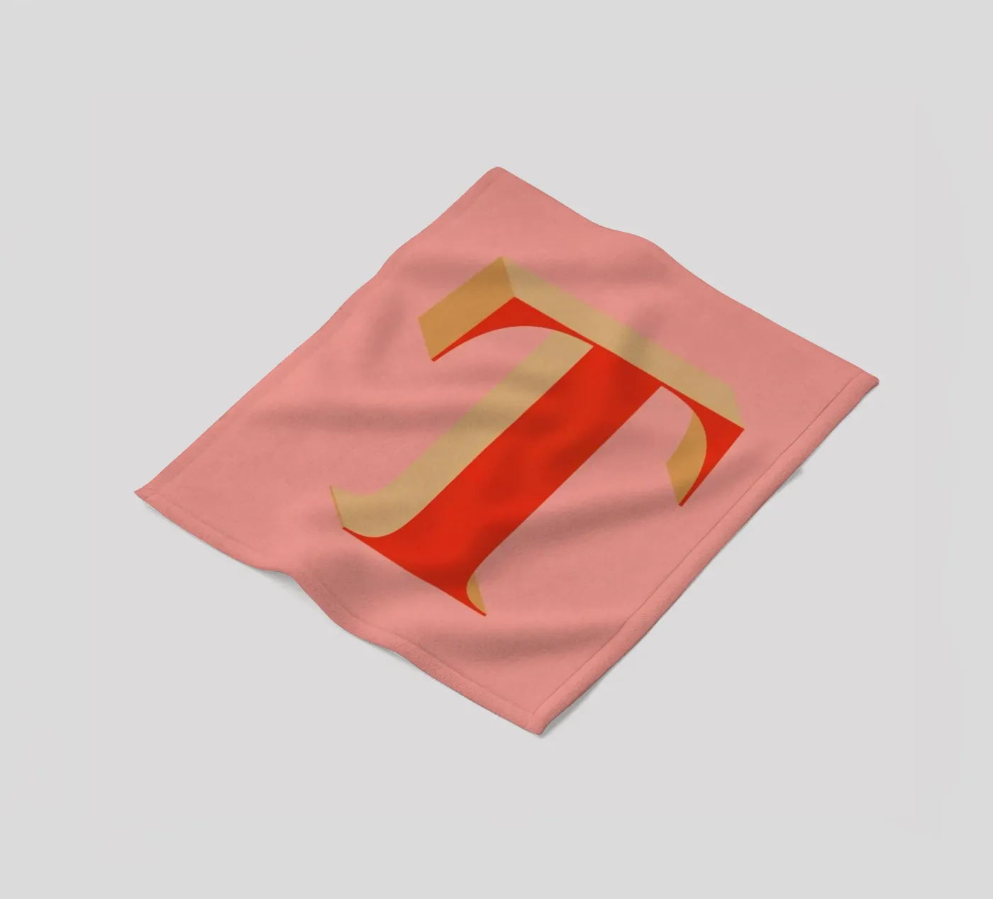 Red T Fleecedecke von daylight design studio