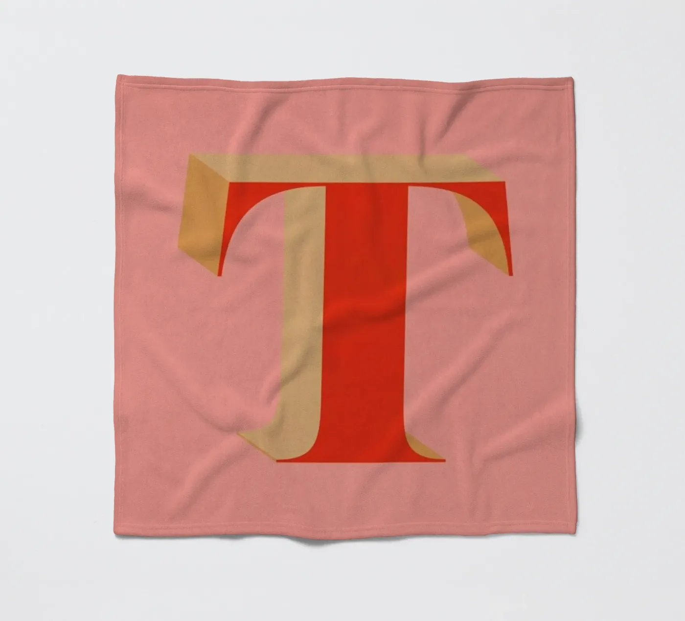 Red T Fleecedecke von daylight design studio