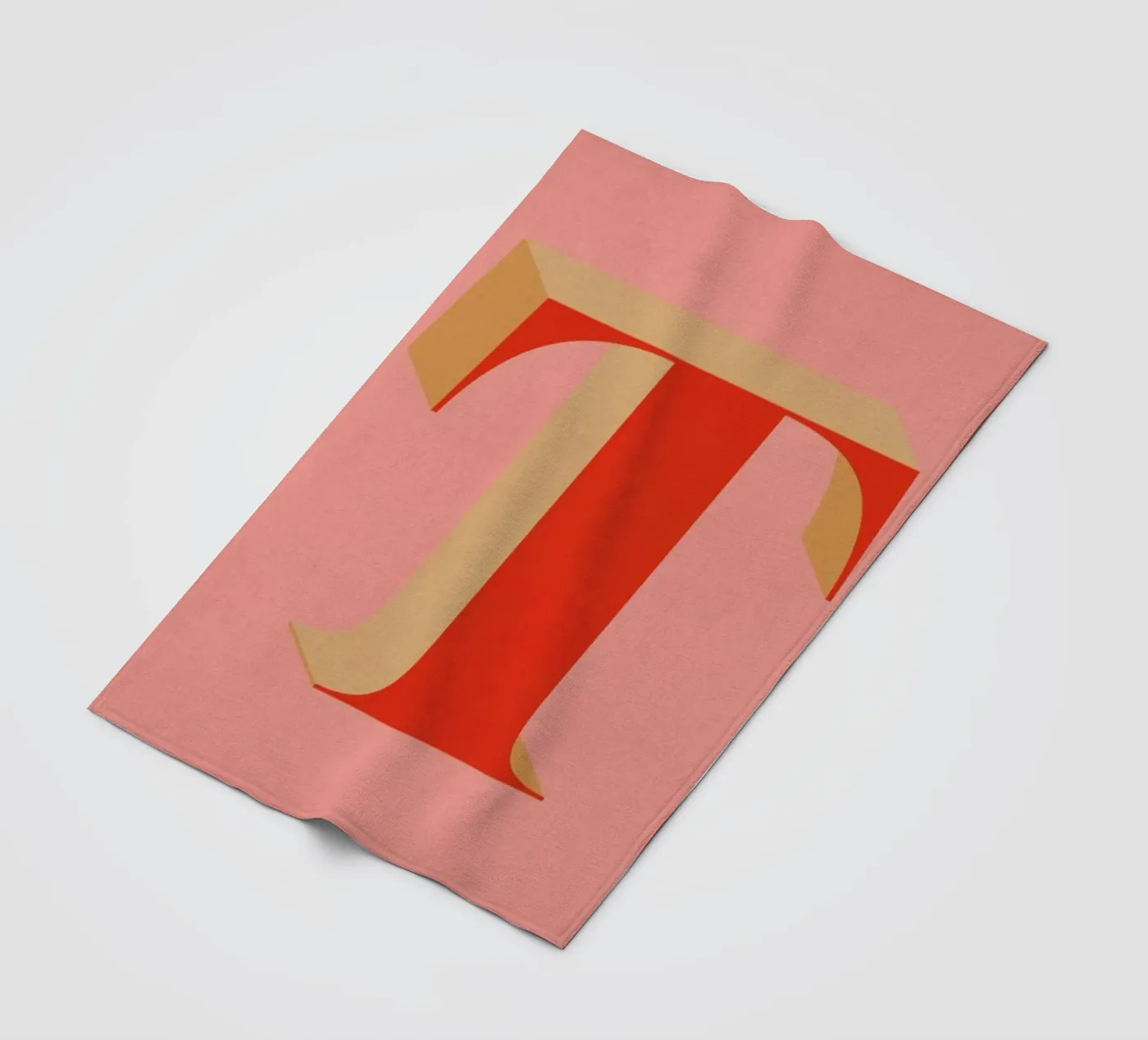 Red T Fleecedecke von daylight design studio