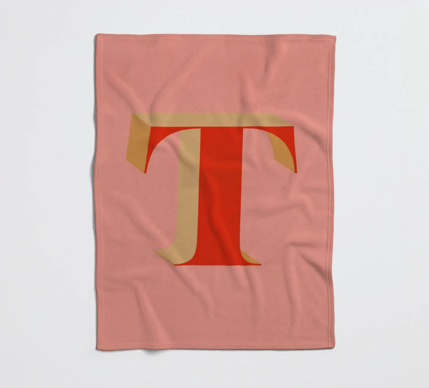 Red T Fleecedecke von daylight design studio