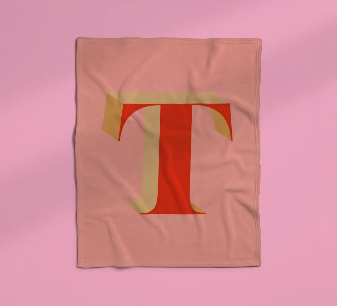Red T coperta in pile da daylight design studio