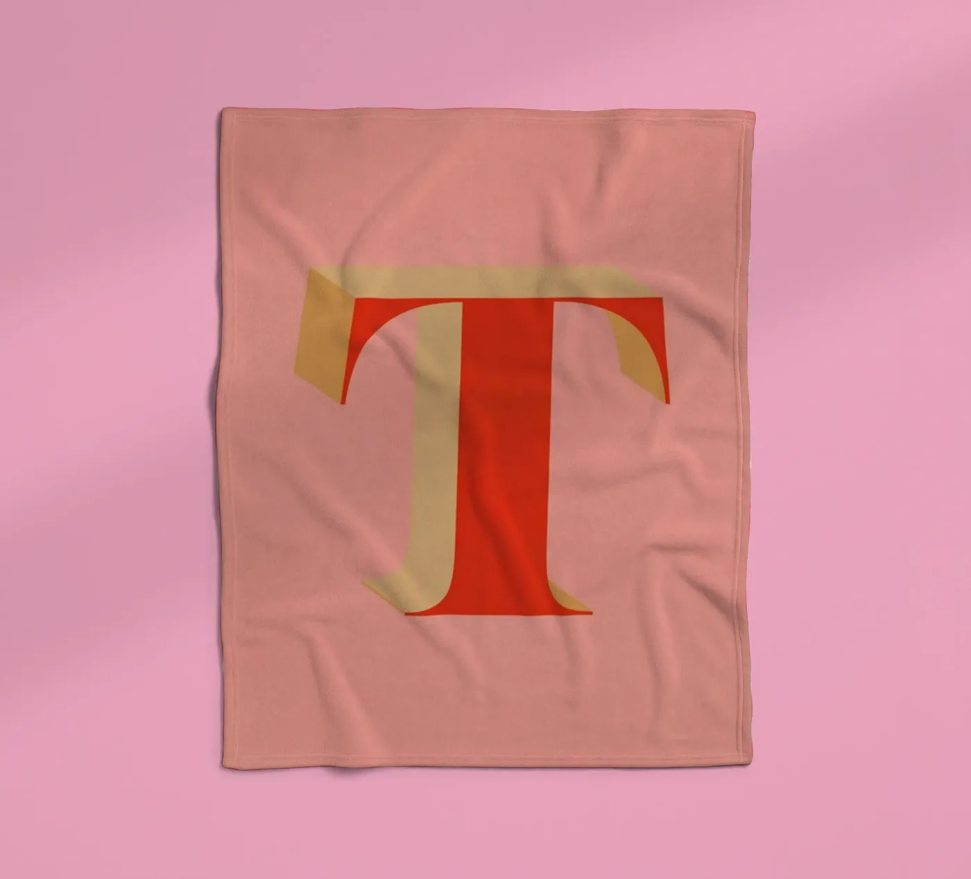Red T Fleecedecke von daylight design studio