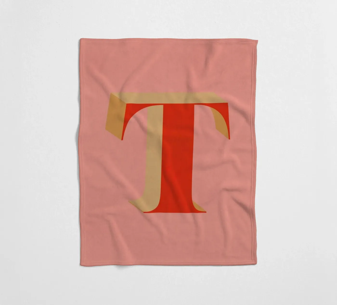 Red T Fleecedecke von daylight design studio