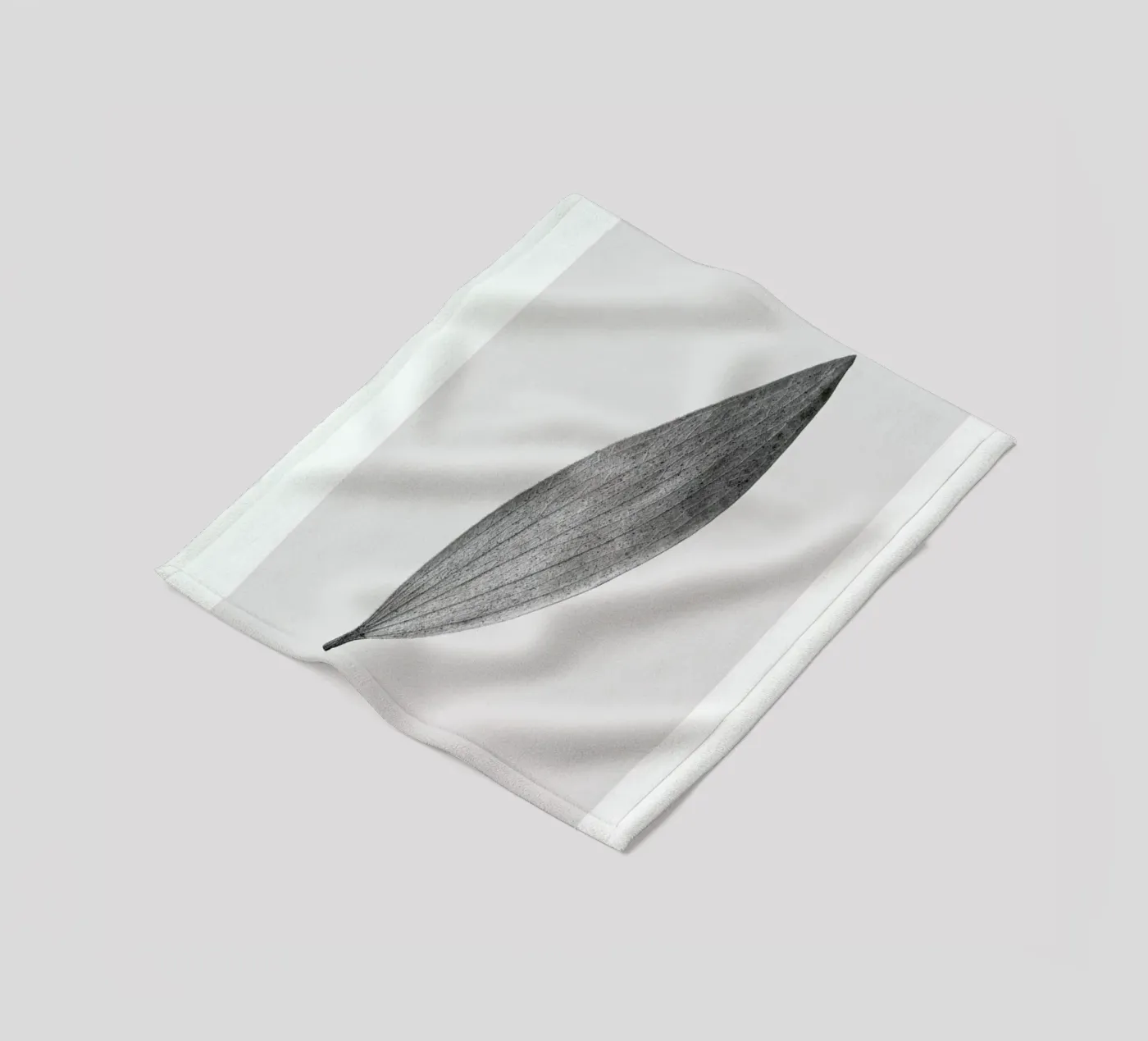 Eucalyptus Leaf fleece blanket by Flora & Fauna