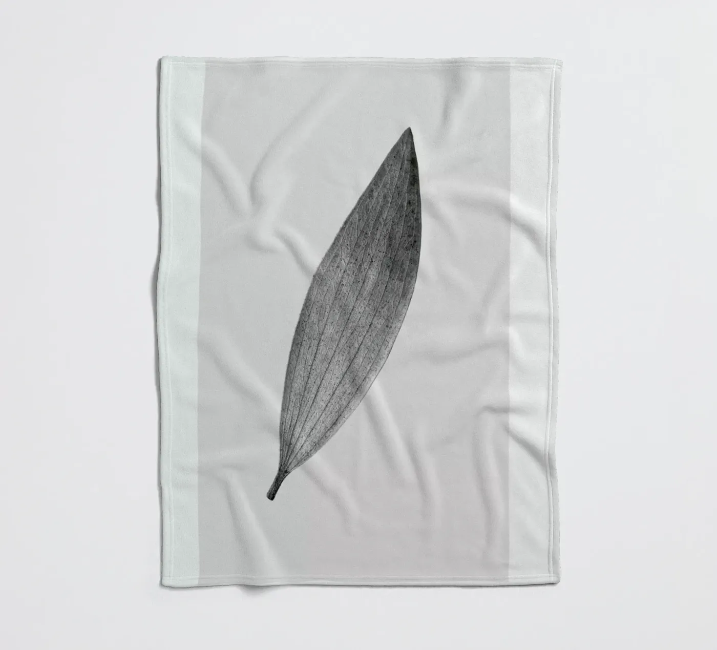 Eucalyptus Leaf fleece blanket by Flora & Fauna