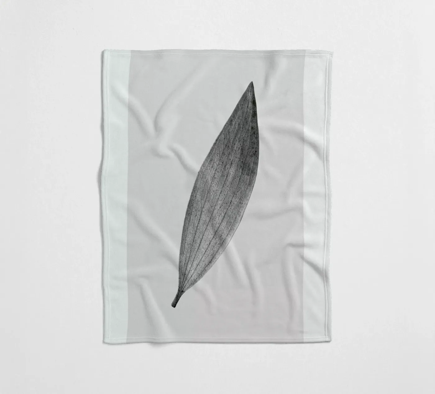 Eucalyptus Leaf fleece blanket by Flora & Fauna