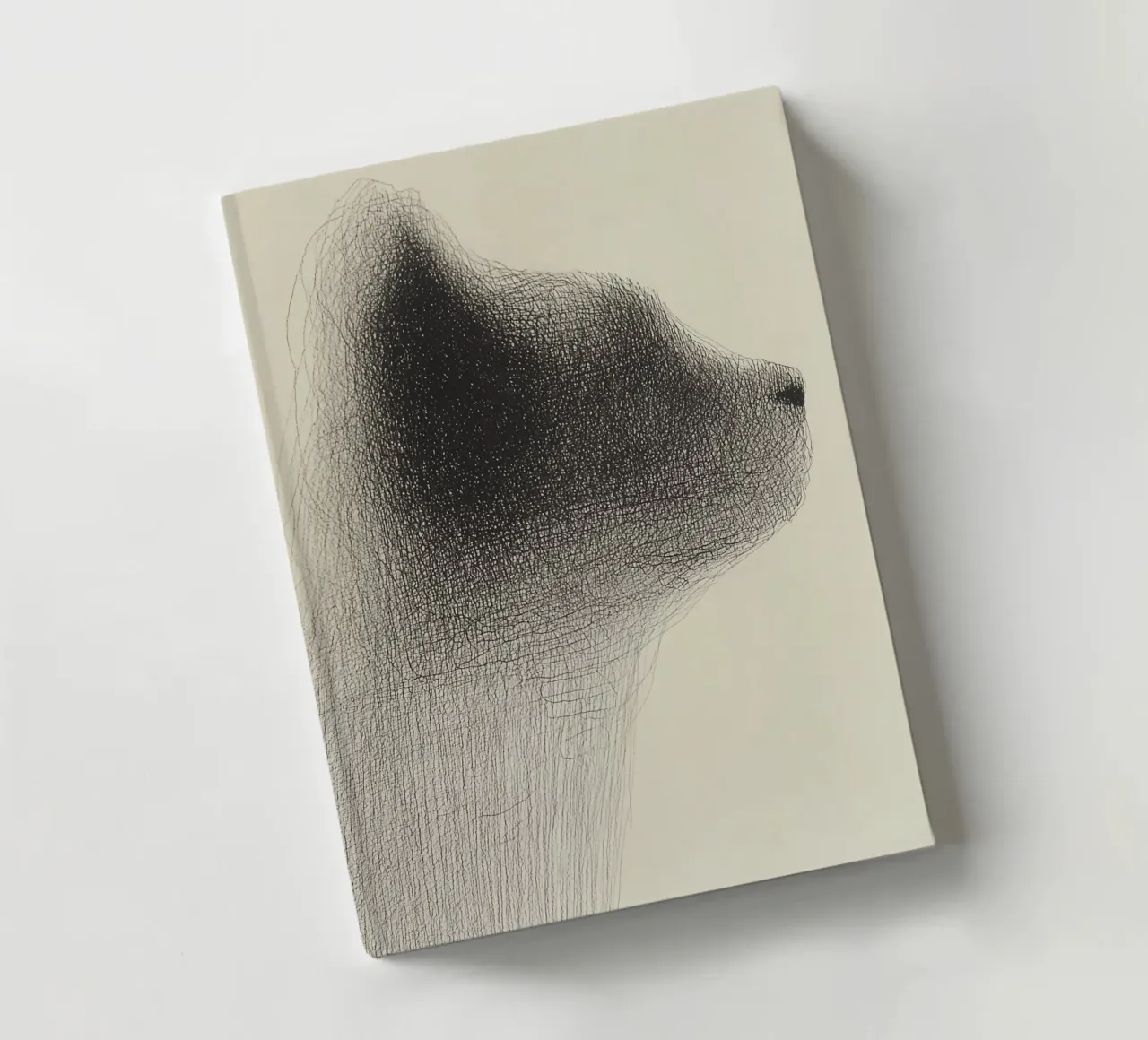 Surreal cat sketch notebook by Carinaprint