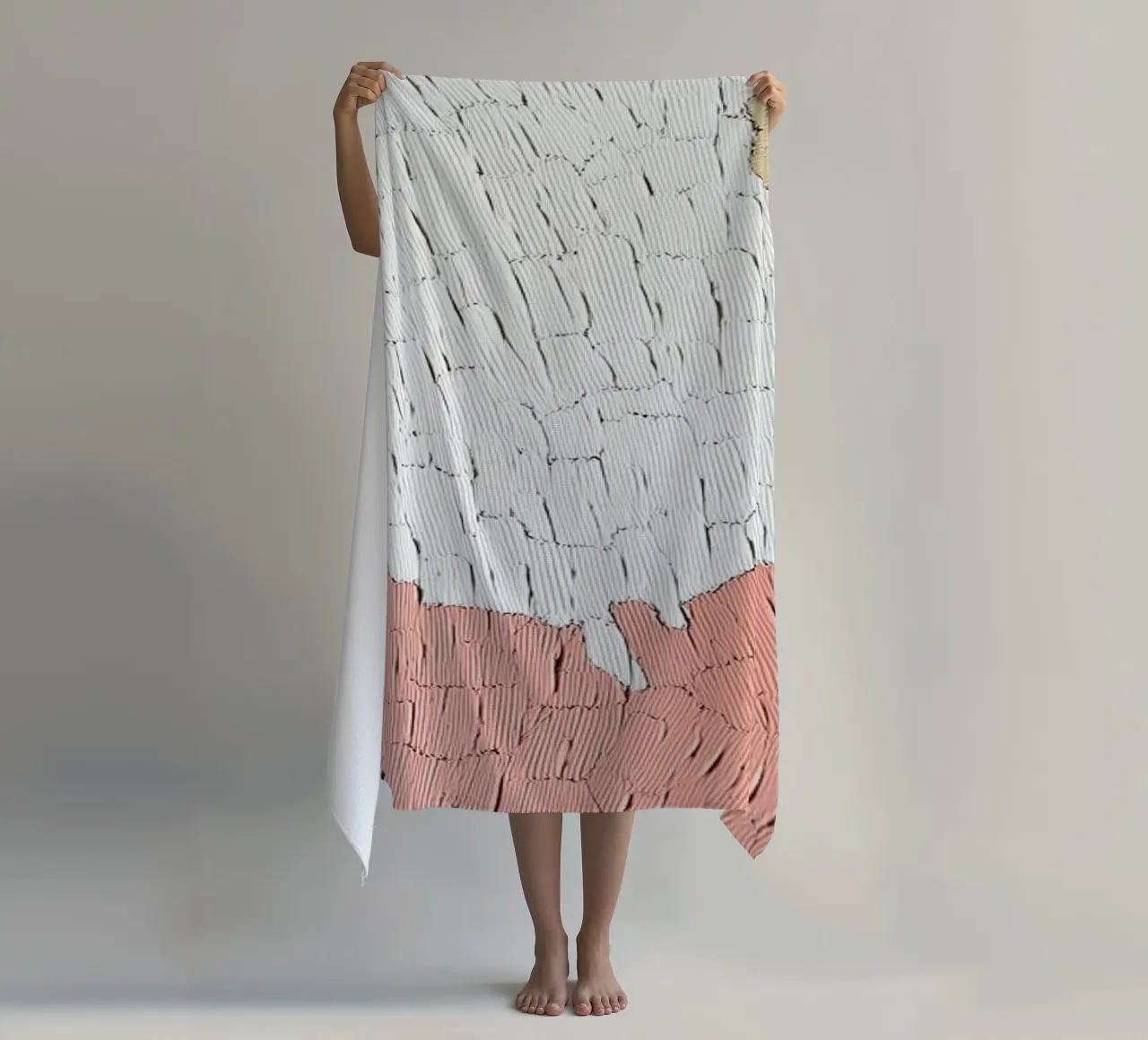 Organic Shapes & Color – Stylish Abstract Expression Art beach towel by Kaji