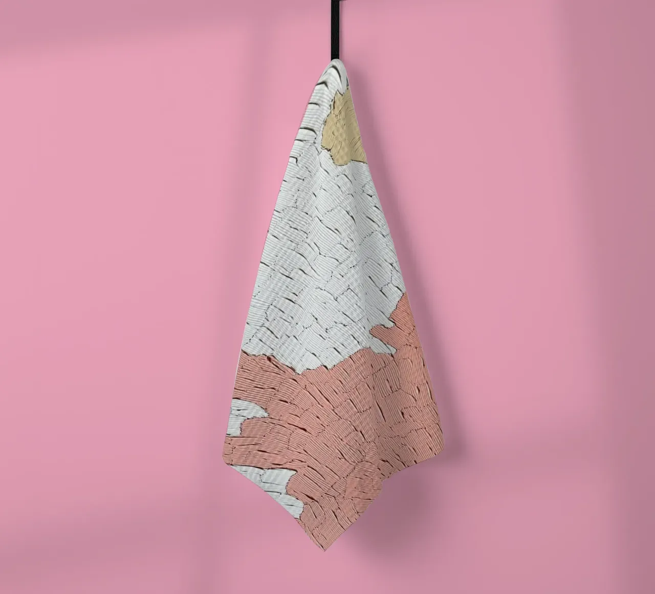 Organic Shapes & Color – Stylish Abstract Expression Art tea towel by Kaji