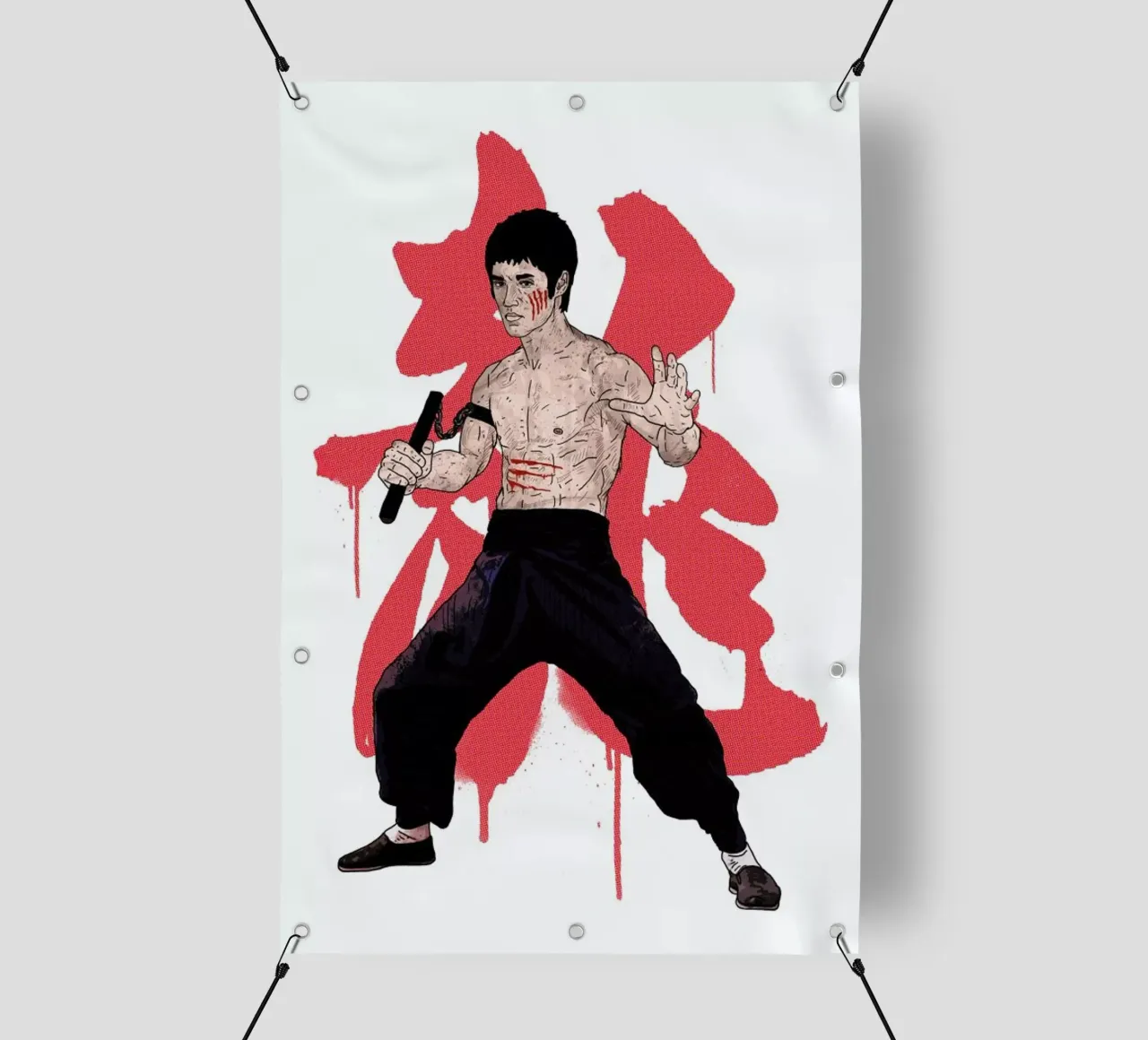 Bruce Lee telo in pvc da Nick Cocozza