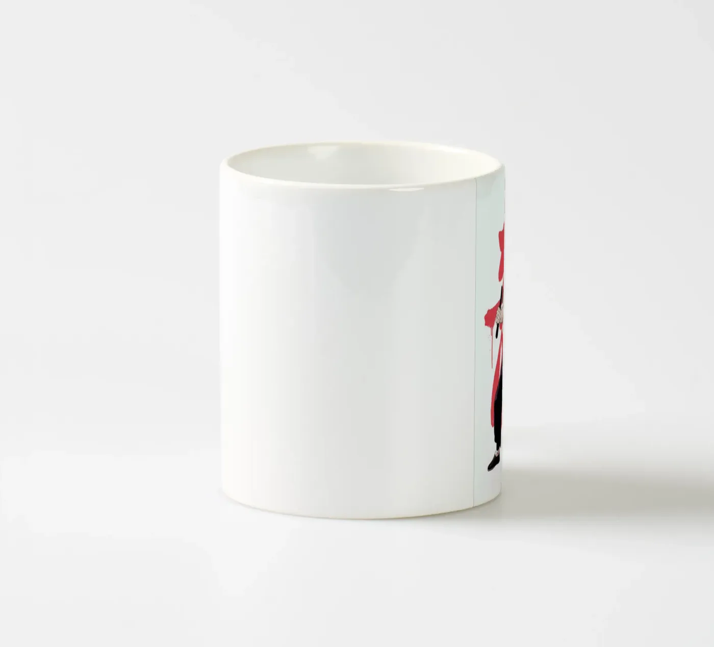 Bruce Lee ceramic mug by Nick Cocozza