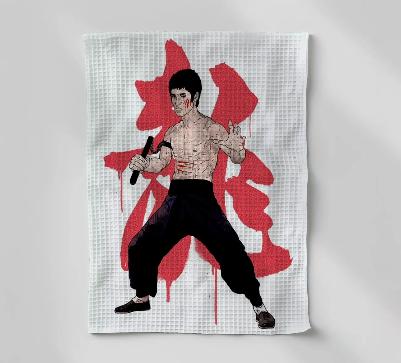 Bruce Lee canovaccio da cucina da Nick Cocozza