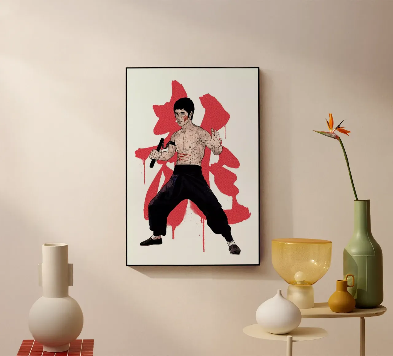 Bruce Lee plexiglass da Nick Cocozza