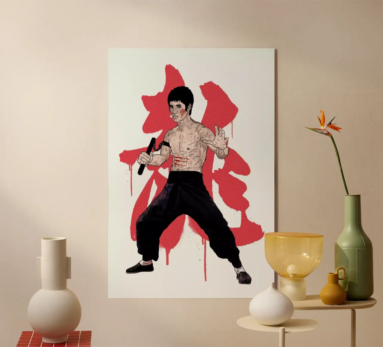 Bruce Lee plexiglass da Nick Cocozza