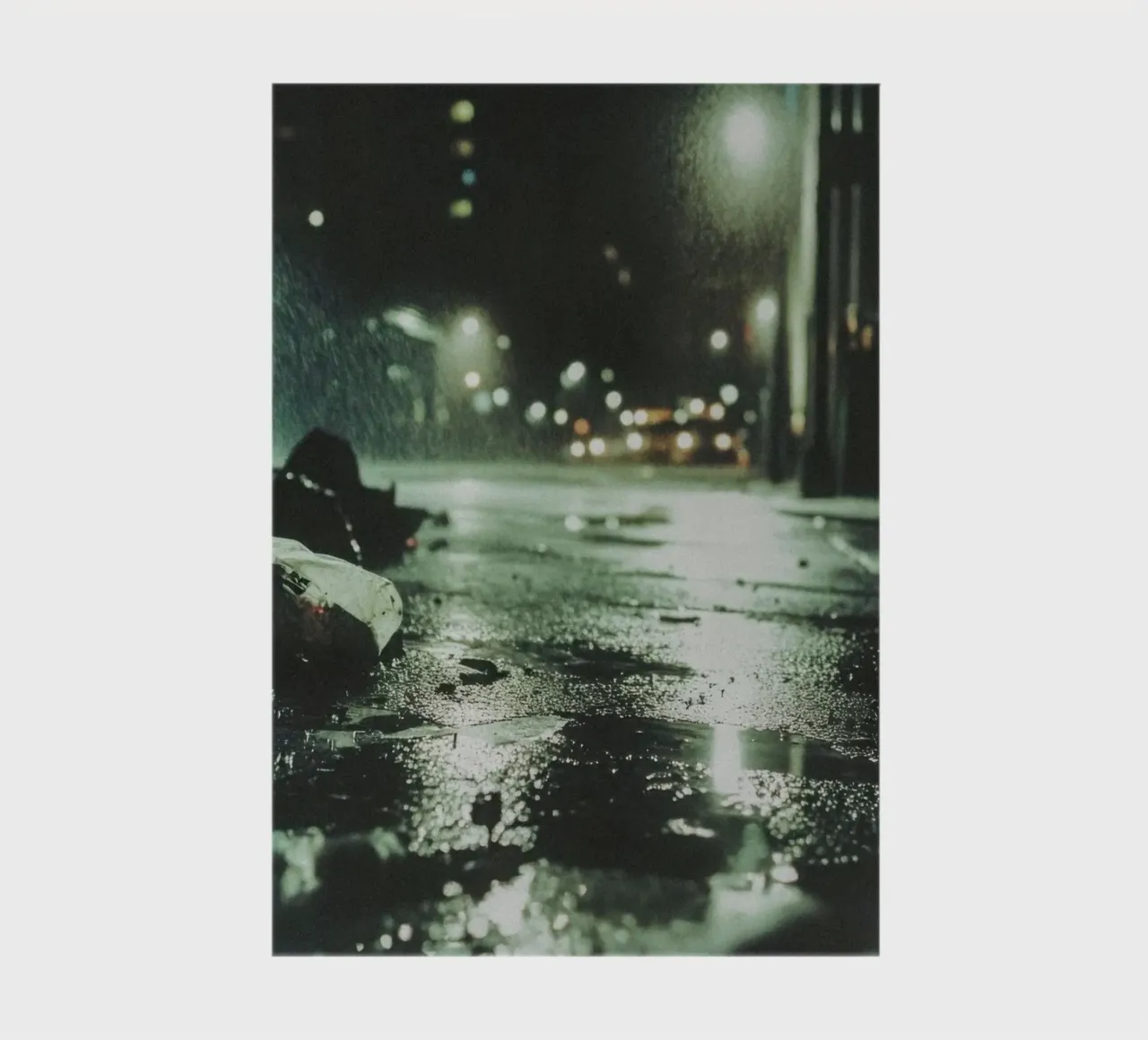 Il silenzio poetico di una strada notturna di Parigi diario da By Night