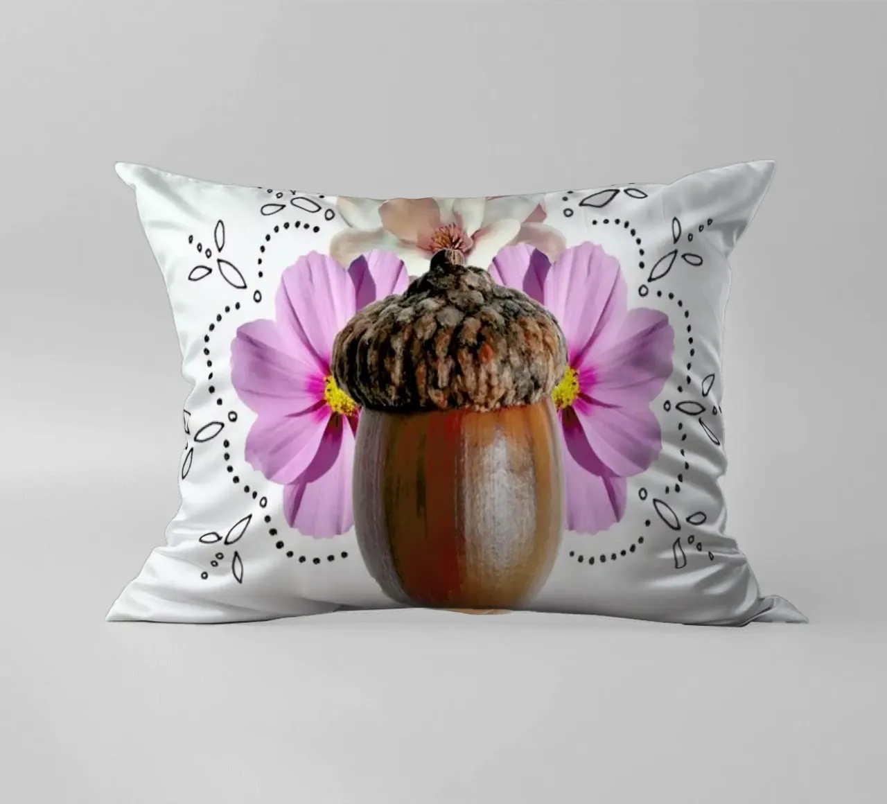 Acorn Collage cuscino da Miles of Light