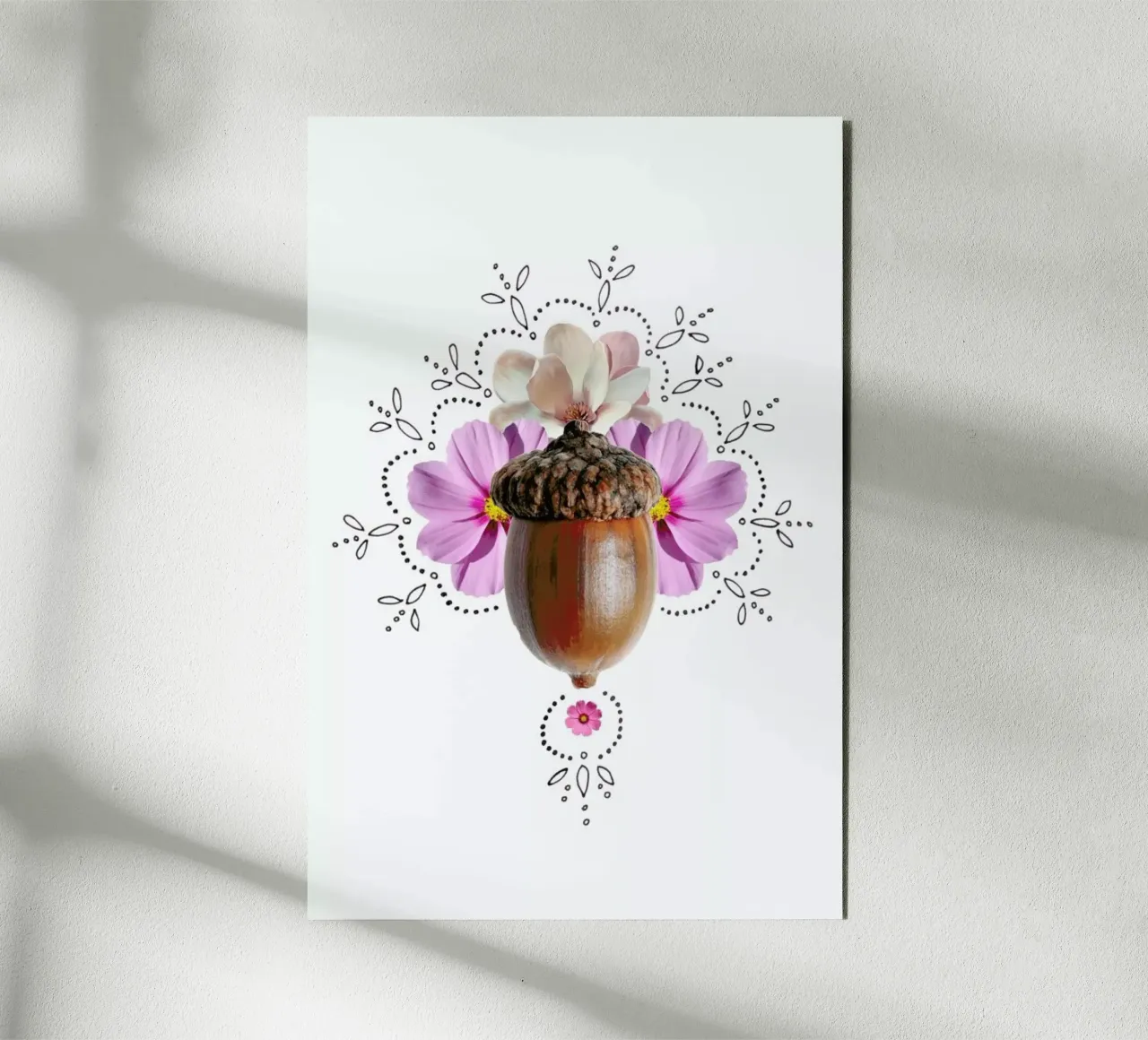 Acorn Collage alluminio dibond da Miles of Light