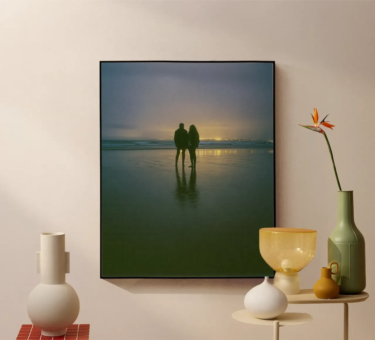 Crepuscolo romantico a Biarritz plexiglass da By Night