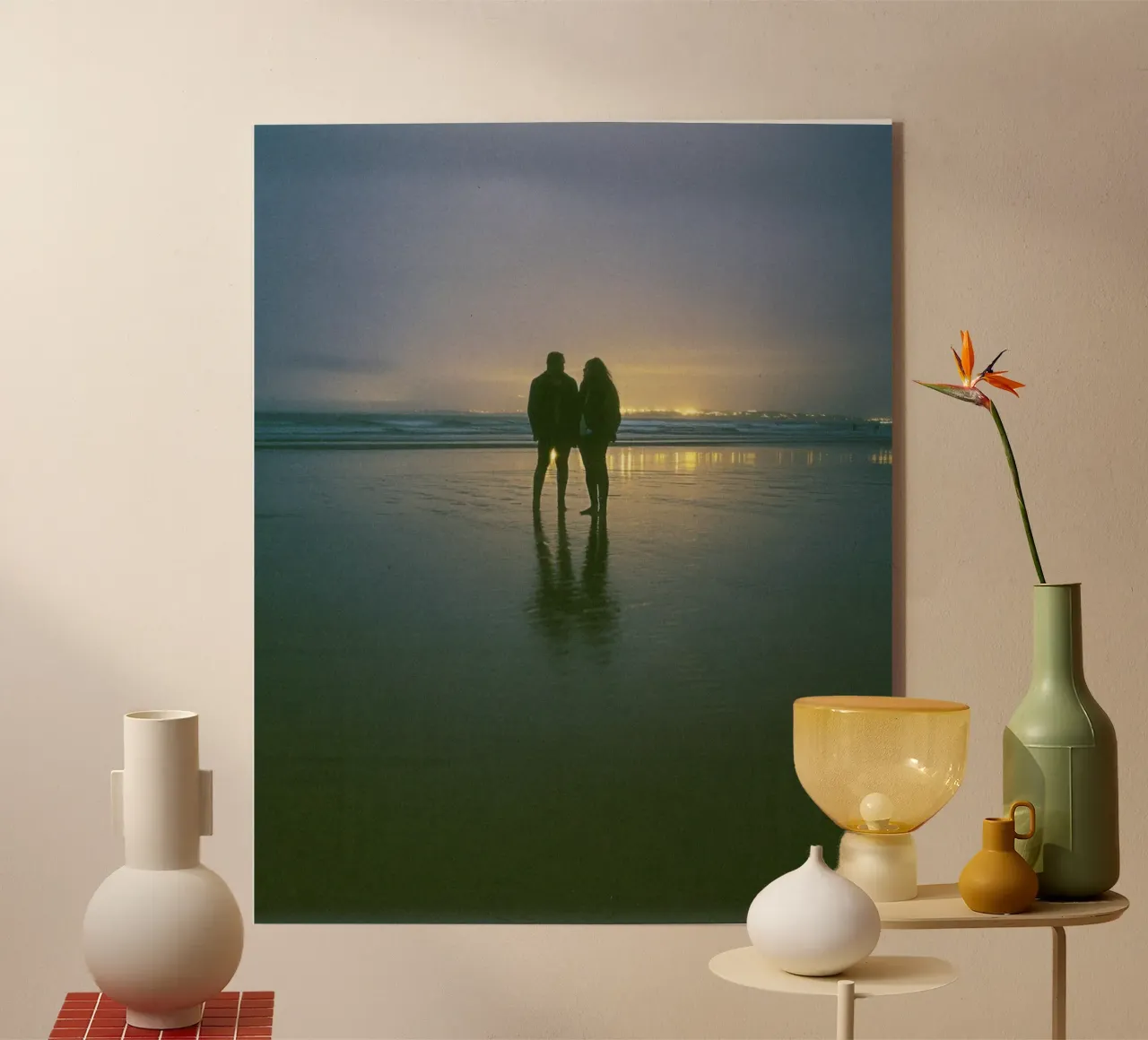 Crepuscolo romantico a Biarritz plexiglass da By Night