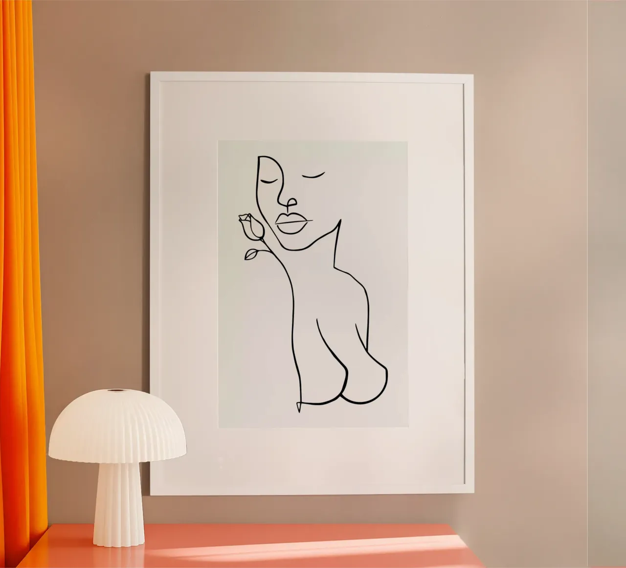 Natural Beauty poster con telaio in plastica da Ninhol