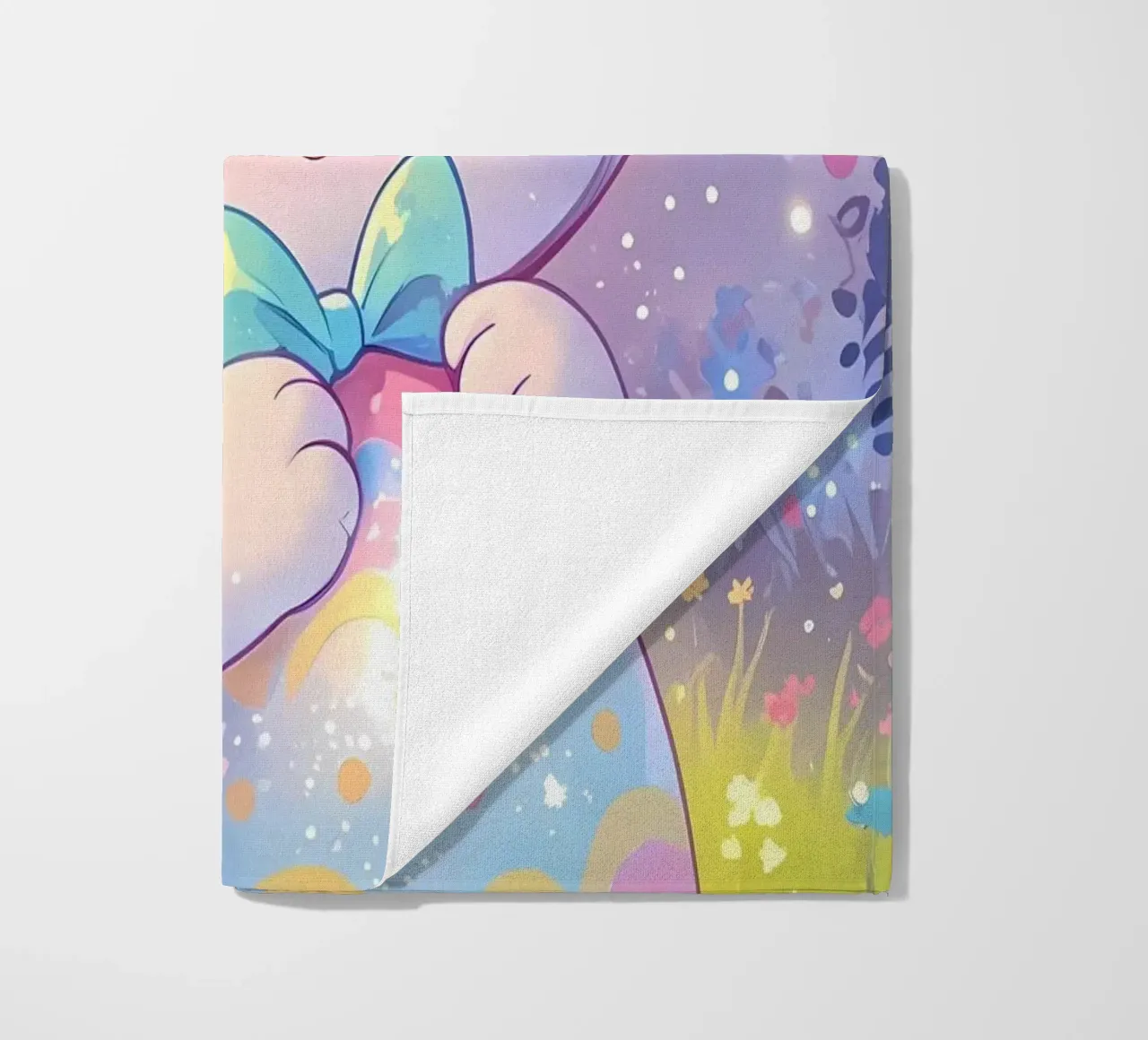 Buon uovo di Pasqua Coniglio telo mare da LM2Kone