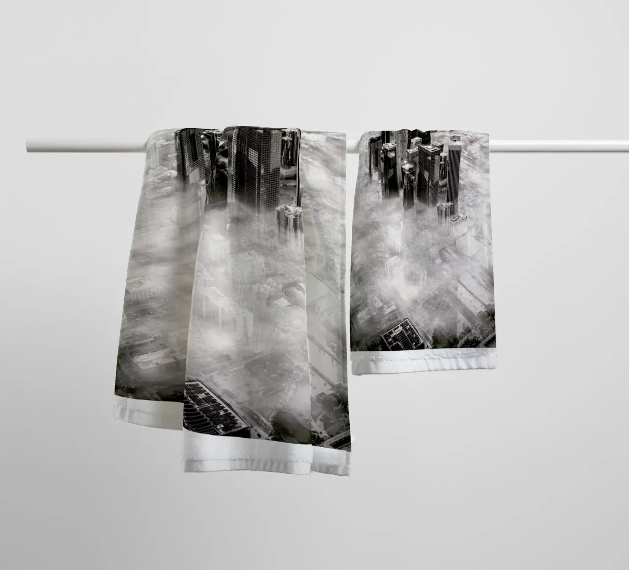 L.A. from Above asciugamano da bagno da METROPOLIS