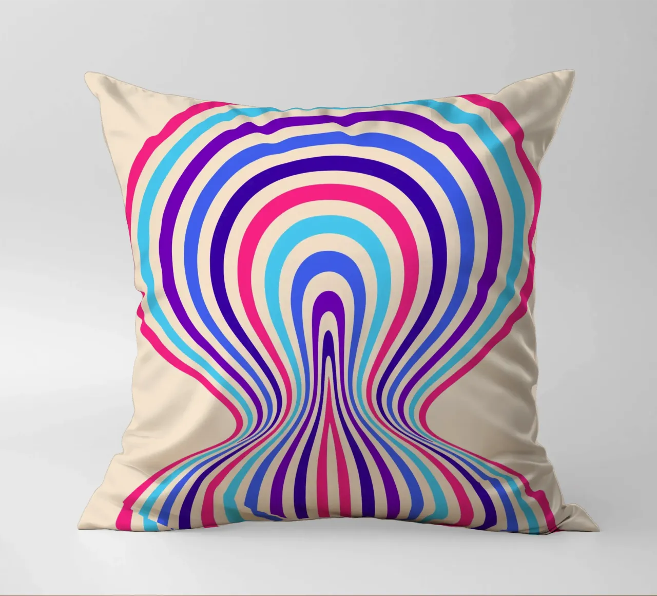 Optical Flow – Bauhaus im Farbspiel cuscino da SMPLE