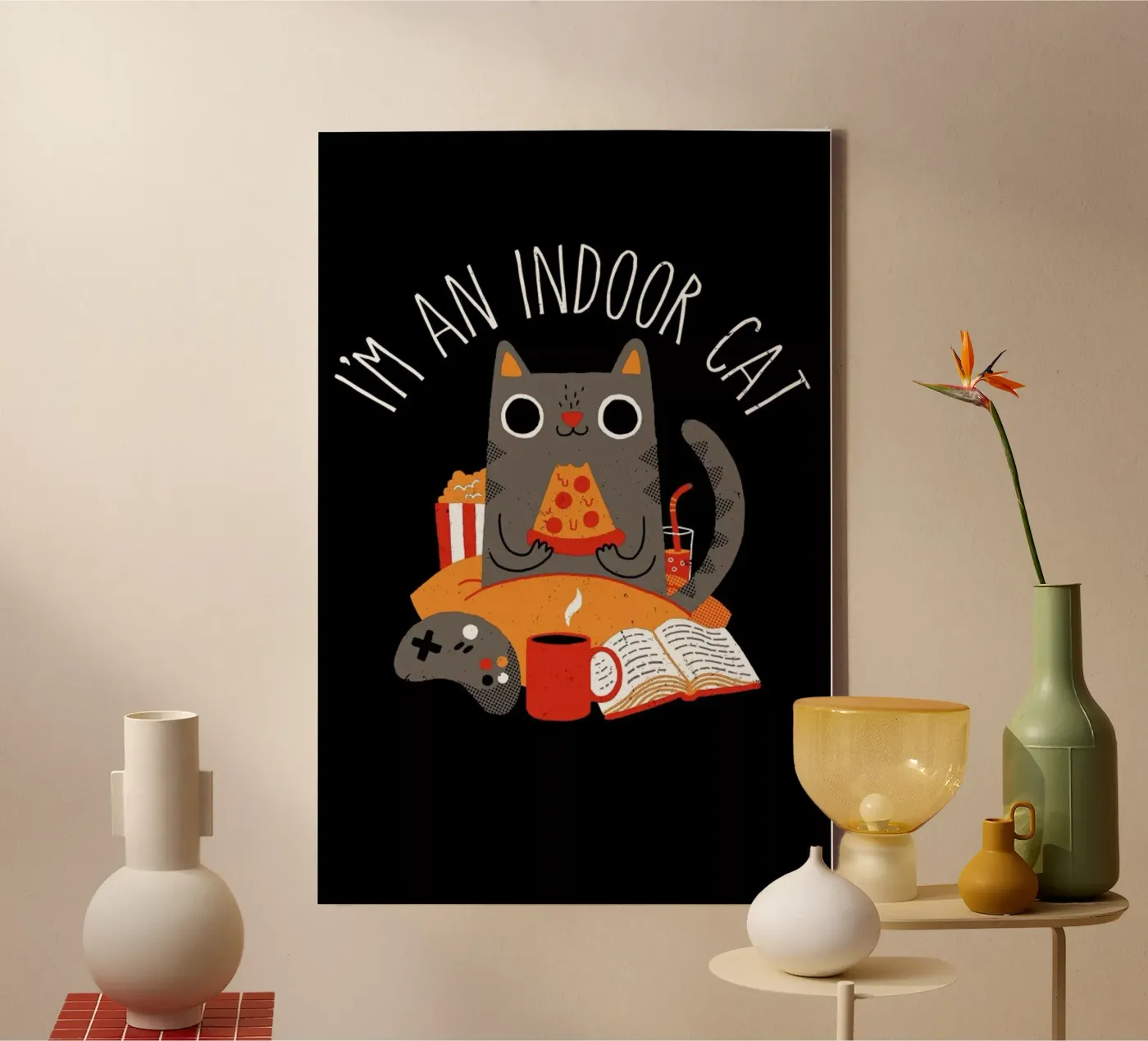 Indoor Cat tela da DinoMike