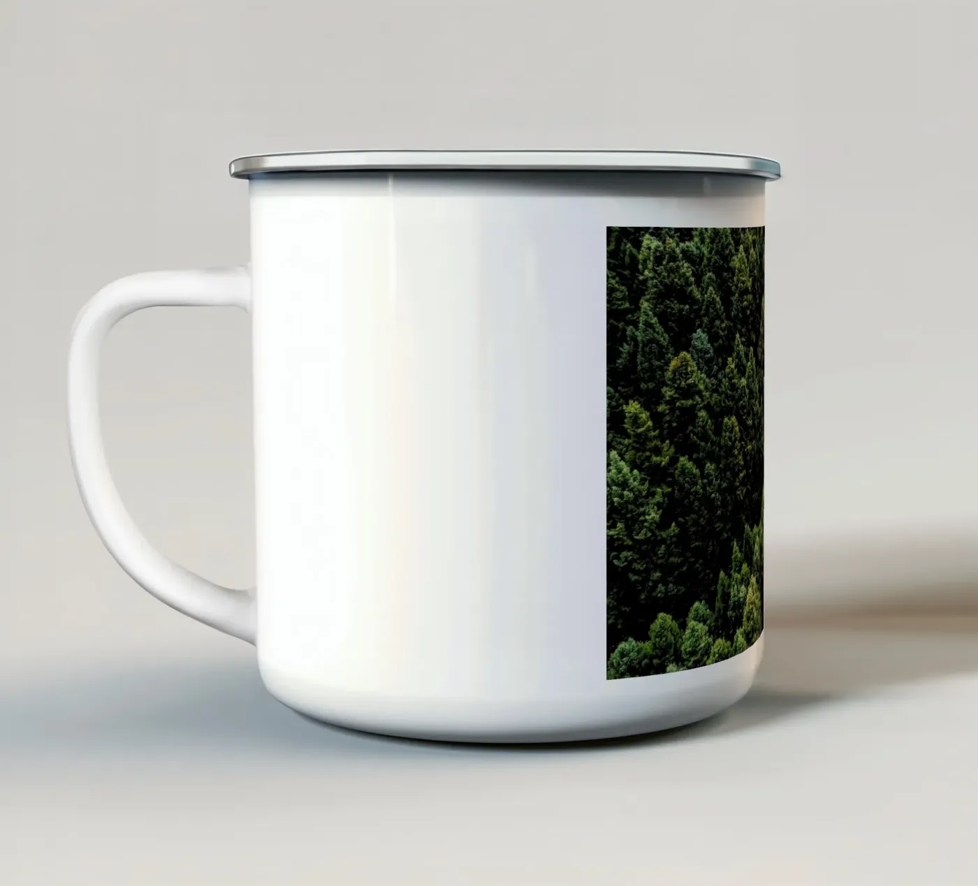 Alone enamel mug by ROBERTO H