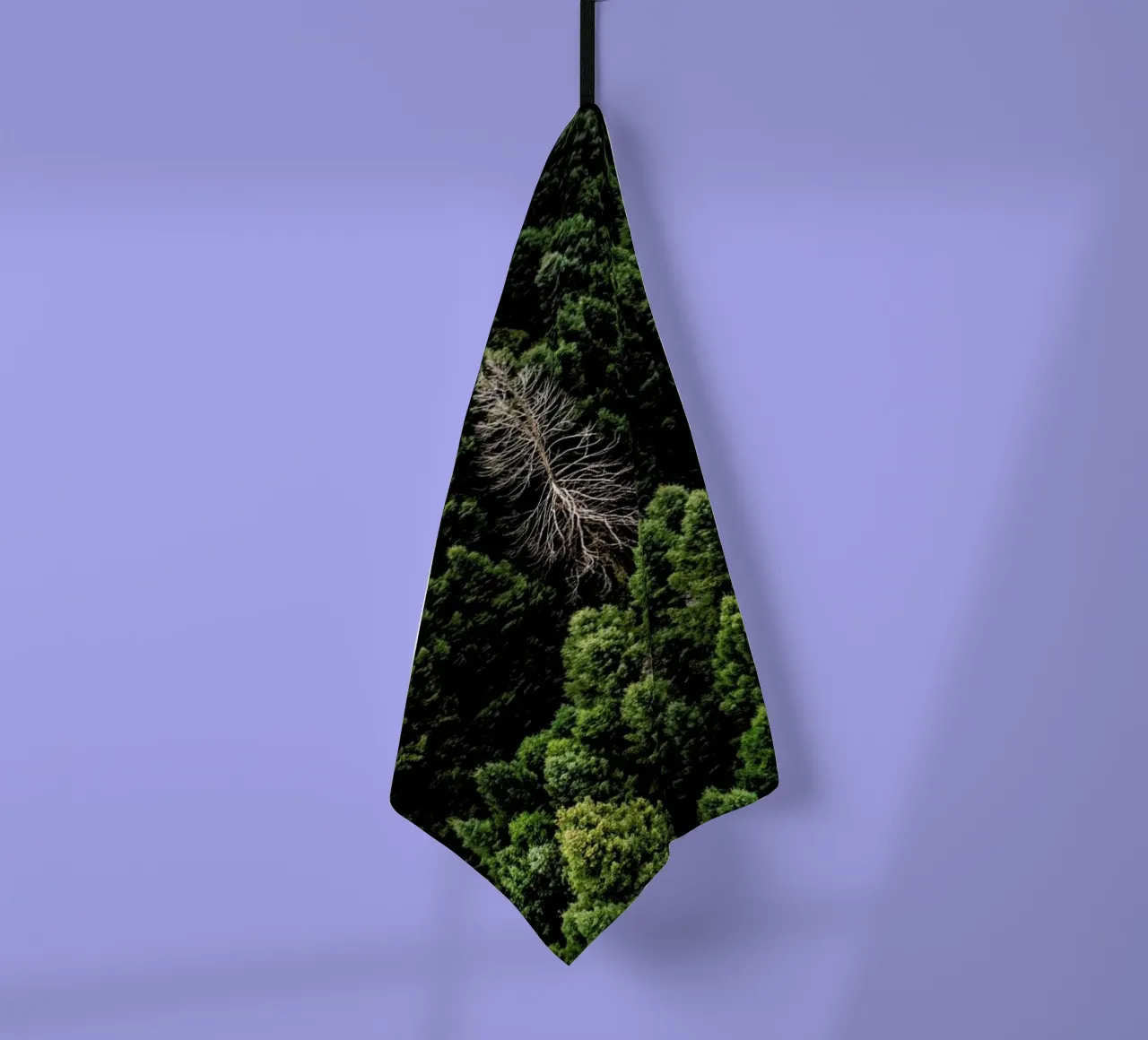 Alone tea towel by ROBERTO H