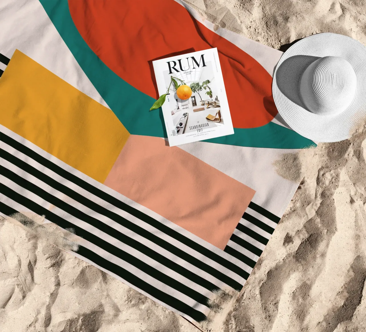 Less Is More - Édition Bauhaus serviette de plage de SMPLE