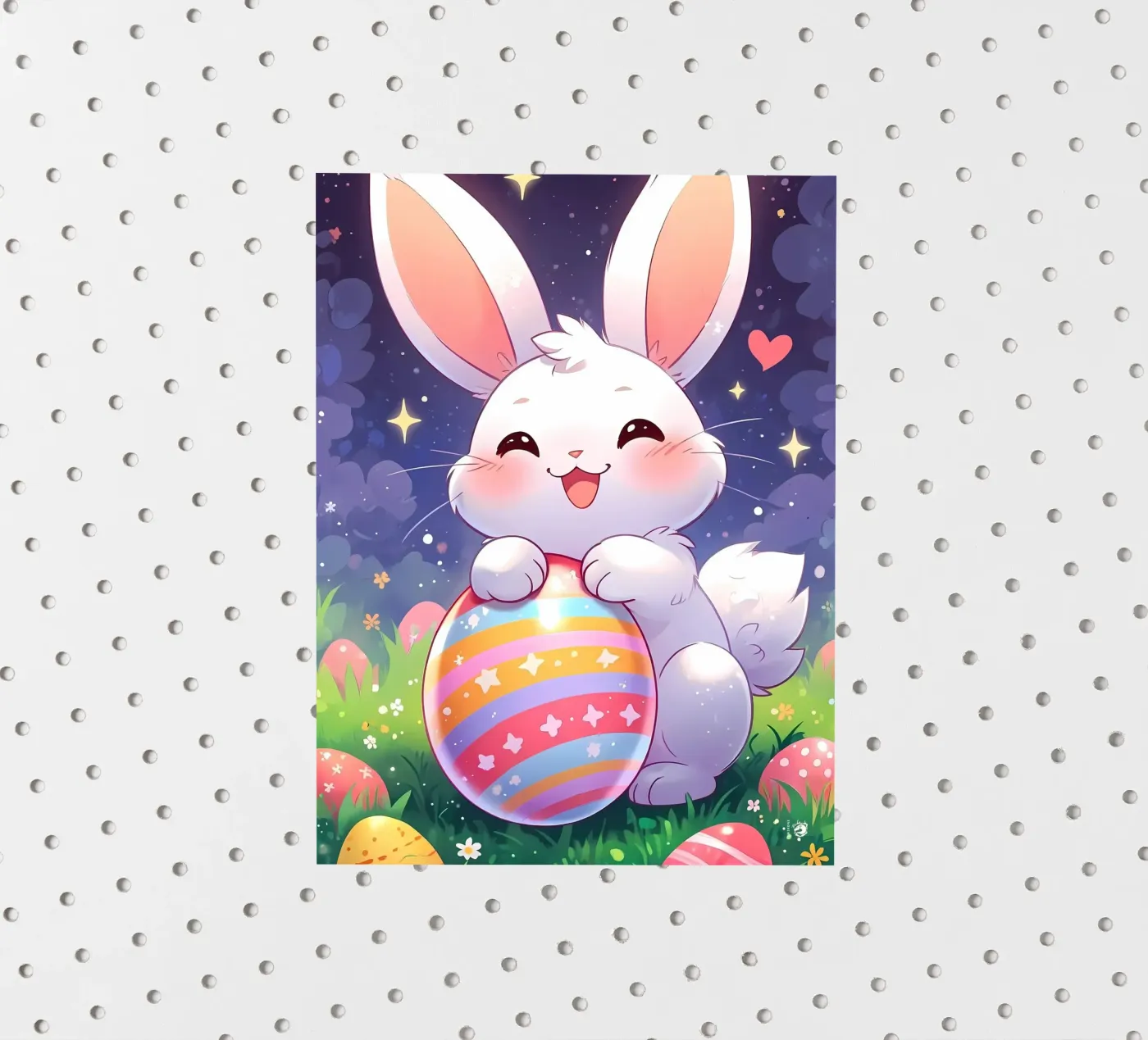 Big Rabbit Easter egg sticker by LM2Kone