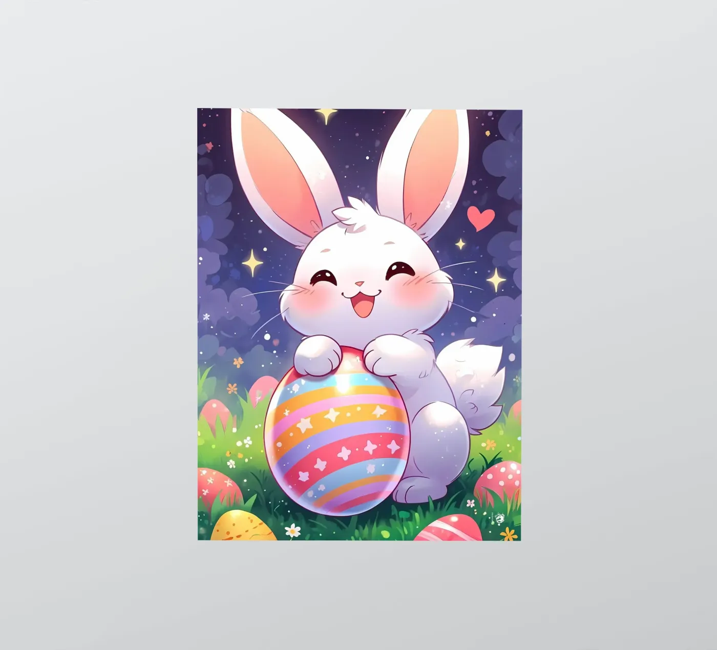 Big Rabbit Easter egg sticker by LM2Kone