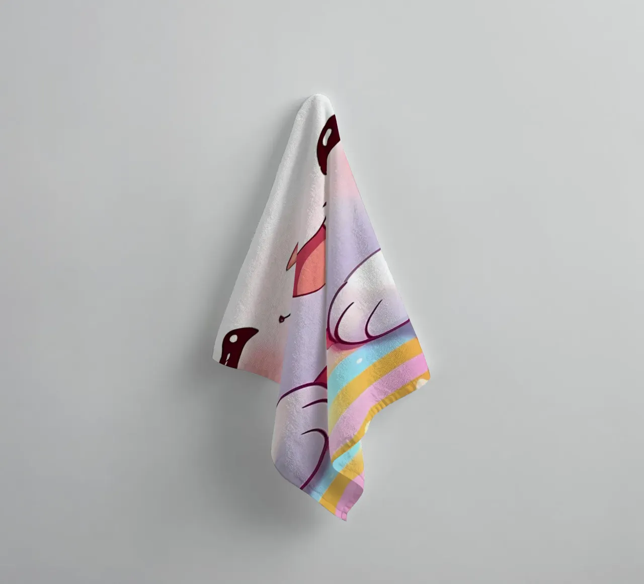 Big Rabbit Easter egg towel by LM2KONE