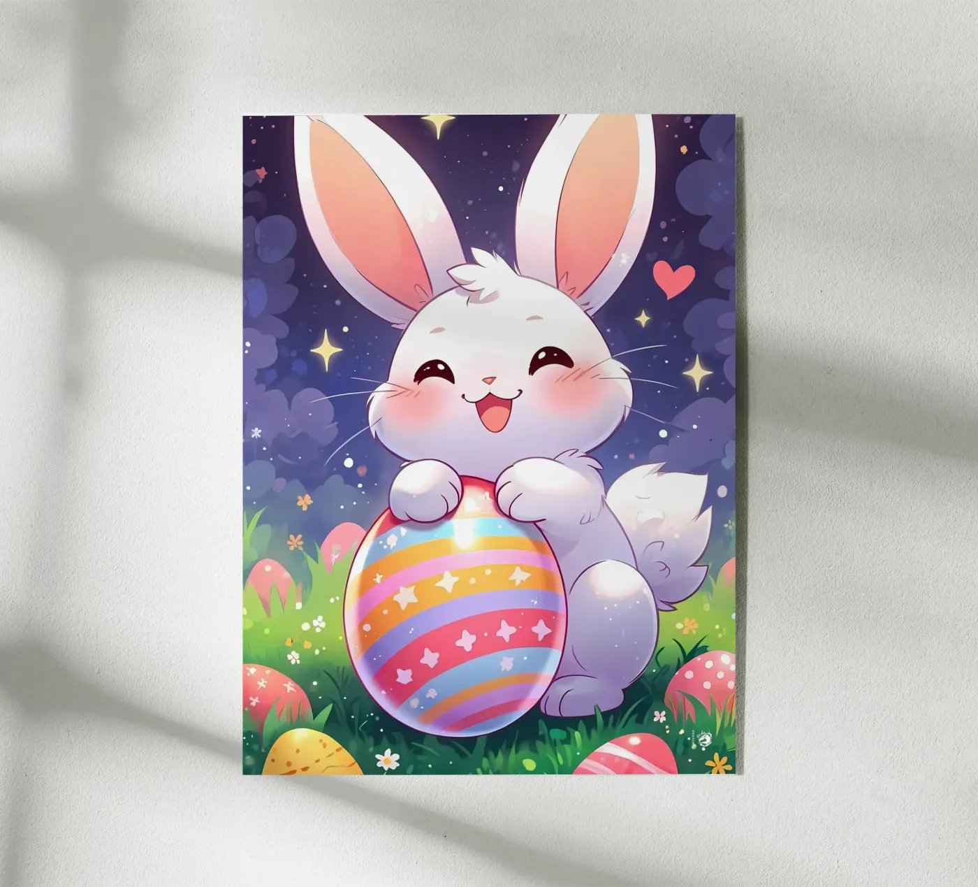 Big Rabbit Easter egg Acryl-Glas von LM2Kone