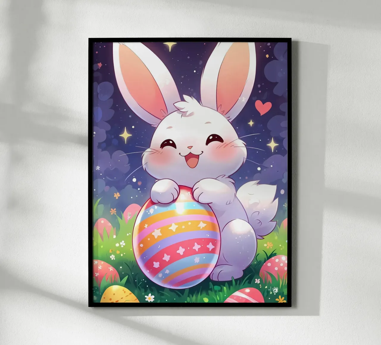 Big Rabbit Osterei Poster von LM2Kone