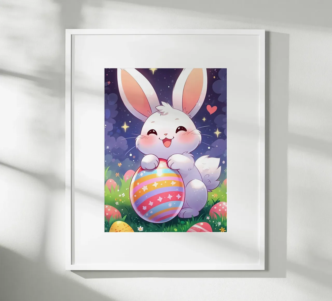 Big Rabbit Osterei Poster von LM2Kone